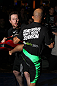 SYDNEY, AUSTRALIA - FEBRUARY 28:  Demetrious Johnson works out for the media during the UFC on FX open workouts at the Star Casino on February 28, 2012 in Sydney, Australia.  (Photo by Josh Hedges/Zuffa LLC/Zuffa LLC via Getty Images) *** Local Caption *** Demetrious Johnson