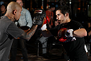 SYDNEY, AUSTRALIA - FEBRUARY 28:  Ian McCall works out for the media during the UFC on FX open workouts at the Star Casino on February 28, 2012 in Sydney, Australia.  (Photo by Josh Hedges/Zuffa LLC/Zuffa LLC via Getty Images) *** Local Caption *** Ian McCall