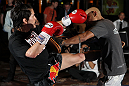 SYDNEY, AUSTRALIA - FEBRUARY 28:  Ian McCall works out for the media during the UFC on FX open workouts at the Star Casino on February 28, 2012 in Sydney, Australia.  (Photo by Josh Hedges/Zuffa LLC/Zuffa LLC via Getty Images) *** Local Caption *** Ian McCall