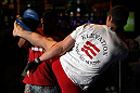SYDNEY, AUSTRALIA - FEBRUARY 28:  Kyle Noke works out for the media during the UFC on FX open workouts at the Star Casino on February 28, 2012 in Sydney, Australia.  (Photo by Josh Hedges/Zuffa LLC/Zuffa LLC via Getty Images) *** Local Caption *** Kyle Noke