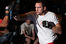 SYDNEY, AUSTRALIA - FEBRUARY 28:  Kyle Noke works out for the media during the UFC on FX open workouts at the Star Casino on February 28, 2012 in Sydney, Australia.  (Photo by Josh Hedges/Zuffa LLC/Zuffa LLC via Getty Images) *** Local Caption *** Kyle Noke