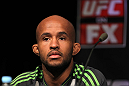 SYDNEY, AUSTRALIA - MARCH 01:  Demetrious Johnson attends the UFC on FX press conference at the Star Casino on March 1, 2012 in Sydney, Australia.  (Photo by Josh Hedges/Zuffa LLC/Zuffa LLC via Getty Images) *** Local Caption *** Demetrious Johnson