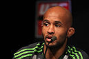 SYDNEY, AUSTRALIA - MARCH 01:  Demetrious Johnson attends the UFC on FX press conference at the Star Casino on March 1, 2012 in Sydney, Australia.  (Photo by Josh Hedges/Zuffa LLC/Zuffa LLC via Getty Images) *** Local Caption *** Demetrious Johnson