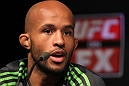 SYDNEY, AUSTRALIA - MARCH 01:  Demetrious Johnson attends the UFC on FX press conference at the Star Casino on March 1, 2012 in Sydney, Australia.  (Photo by Josh Hedges/Zuffa LLC/Zuffa LLC via Getty Images) *** Local Caption *** Demetrious Johnson