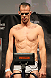 SYDNEY, AUSTRALIA - MARCH 02:  Cole Miller weighs in during the UFC on FX official weigh in at Allphones Arena on March 2, 2012 in Sydney, Australia.  (Photo by Josh Hedges/Zuffa LLC/Zuffa LLC via Getty Images) *** Local Caption *** Cole Miller