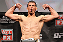 SYDNEY, AUSTRALIA - MARCH 02:  Anthony Perosh weighs in during the UFC on FX official weigh in at Allphones Arena on March 2, 2012 in Sydney, Australia.  (Photo by Josh Hedges/Zuffa LLC/Zuffa LLC via Getty Images) *** Local Caption *** Anthony Perosh