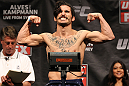 SYDNEY, AUSTRALIA - MARCH 02:  Ian McCall weighs in during the UFC on FX official weigh in at Allphones Arena on March 2, 2012 in Sydney, Australia.  (Photo by Josh Hedges/Zuffa LLC/Zuffa LLC via Getty Images) *** Local Caption *** Ian McCall