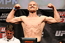 SYDNEY, AUSTRALIA - MARCH 02:  Martin Kampmann weighs in during the UFC on FX official weigh in at Allphones Arena on March 2, 2012 in Sydney, Australia.  (Photo by Josh Hedges/Zuffa LLC/Zuffa LLC via Getty Images) *** Local Caption *** Martin Kampmann