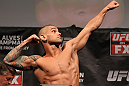SYDNEY, AUSTRALIA - MARCH 02:  Thiago Alves weighs in during the UFC on FX official weigh in at Allphones Arena on March 2, 2012 in Sydney, Australia.  (Photo by Josh Hedges/Zuffa LLC/Zuffa LLC via Getty Images) *** Local Caption *** Thiago Alves