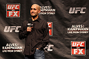 SYDNEY, AUSTRALIA - MARCH 02:  UFC host Jon Anik interacts with fans during a Q&A session before the UFC on FX official weigh in at Allphones Arena on March 2, 2012 in Sydney, Australia.  (Photo by Josh Hedges/Zuffa LLC/Zuffa LLC via Getty Images) *** Local Caption *** Jon Anik