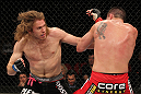 SYDNEY, AUSTRALIA - MARCH 03:  (L-R) Andrew Craig punches Kyle Noke during a middleweight bout during the UFC on FX event at Allphones Arena on March 3, 2012 in Sydney, Australia.  (Photo by Josh Hedges/Zuffa LLC/Zuffa LLC via Getty Images) *** Local Caption *** Kyle Noke; Andrew Craig