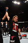 SYDNEY, AUSTRALIA - MARCH 03:  Andrew Craig reacts after defeating Kyle Noke in a middleweight bout during the UFC on FX event at Allphones Arena on March 3, 2012 in Sydney, Australia.  (Photo by Josh Hedges/Zuffa LLC/Zuffa LLC via Getty Images) *** Local Caption *** Andrew Craig
