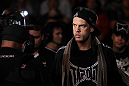SYDNEY, AUSTRALIA - MARCH 03:  Cole Miller enters the arena before his bout against Steven Siler during the UFC on FX event at Allphones Arena on March 3, 2012 in Sydney, Australia.  (Photo by Josh Hedges/Zuffa LLC/Zuffa LLC via Getty Images) *** Local Caption *** Cole Miller