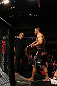 SYDNEY, AUSTRALIA - MARCH 03:  James Te Huna of Australia enters the Octagon before his bout against Aaron Rosa during the UFC on FX event at Allphones Arena on March 3, 2012 in Sydney, Australia.  (Photo by Josh Hedges/Zuffa LLC/Zuffa LLC via Getty Images) *** Local Caption *** James Te Huna