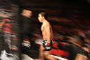 SYDNEY, AUSTRALIA - MARCH 03:  Joseph Benavidez enters the Octagon before his bout against Yasuhiro Urushitani during the UFC on FX event at Allphones Arena on March 3, 2012 in Sydney, Australia.  (Photo by Josh Hedges/Zuffa LLC/Zuffa LLC via Getty Images) *** Local Caption *** Joseph Benavidez