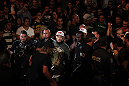 SYDNEY, AUSTRALIA - MARCH 03:  Martin Kampmann enters the arena before his welterweight bout against Thiago Alves during the UFC on FX event at Allphones Arena on March 3, 2012 in Sydney, Australia.  (Photo by Josh Hedges/Zuffa LLC/Zuffa LLC via Getty Images) *** Local Caption *** Martin Kampmann