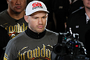 SYDNEY, AUSTRALIA - MARCH 03:  Martin Kampmann enters the arena before his welterweight bout against Thiago Alves during the UFC on FX event at Allphones Arena on March 3, 2012 in Sydney, Australia.  (Photo by Josh Hedges/Zuffa LLC/Zuffa LLC via Getty Images) *** Local Caption *** Martin Kampmann
