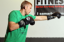STOCKHOLM, SWEDEN - APRIL 11:  Alexander Gustafsson of Sweden works out for the media during the UFC open workouts at Pancrase Gym on April 11, 2012 in Stockholm, Sweden.  (Photo by Josh Hedges/Zuffa LLC/Zuffa LLC via Getty Images)