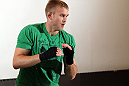 STOCKHOLM, SWEDEN - APRIL 11:  Alexander Gustafsson of Sweden works out for the media during the UFC open workouts at Pancrase Gym on April 11, 2012 in Stockholm, Sweden.  (Photo by Josh Hedges/Zuffa LLC/Zuffa LLC via Getty Images)