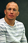 STOCKHOLM, SWEDEN - APRIL 11:  UFC Welterweight Champion Georges St-Pierre of Canada attends the UFC open workouts at Pancrase Gym on April 11, 2012 in Stockholm, Sweden.  (Photo by Josh Hedges/Zuffa LLC/Zuffa LLC via Getty Images)