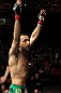 STOCKHOLM, SWEDEN - APRIL 14:  Reza Madadi of Sweden prepares to enter the Octagon before his bout against Yoislandy Izquierdo at the UFC on Fuel TV event at Ericsson Globe on April 14, 2012 in Stockholm, Sweden.  (Photo by Josh Hedges/Zuffa LLC/Zuffa LLC via Getty Images)
