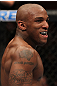 STOCKHOLM, SWEDEN - APRIL 14: (L-R) Francis Carmont reacts to his win over Magnus Cedenblad during their middleweight bout at the UFC on Fuel TV event at Ericsson Globe on April 14, 2012 in Stockholm, Sweden. (Photo by Josh Hedges/Zuffa LLC/Zuffa LLC via Getty Images)