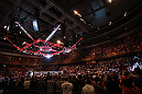 STOCKHOLM, SWEDEN - APRIL 14:  A general view of the arena during the UFC on Fuel TV event at Ericsson Globe on April 14, 2012 in Stockholm, Sweden.  (Photo by Josh Hedges/Zuffa LLC/Zuffa LLC via Getty Images)