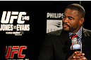 ATLANTA, GA - APRIL 18:  Rashad Evans converses with the media during the press conference for his UFC 145 bout against Jon Jones at Park Tavern on April 18, 2012 in Atlanta, Georgia.  (Photo by Kevin C. Cox/Zuffa LLC/Zuffa LLC via Getty Images)