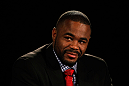 ATLANTA, GA - APRIL 18:  Rashad Evans converses with the media during the press conference for his UFC 145 bout against Jon Jones at Park Tavern on April 18, 2012 in Atlanta, Georgia.  (Photo by Kevin C. Cox/Zuffa LLC/Zuffa LLC via Getty Images)