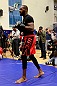 ATLANTA, GA - APRIL 19:  Jon Jones works out for the media during UFC 145 open workouts at GSU Sports Arena on April 19, 2012 in Atlanta, Georgia.  (Photo by Kevin C. Cox/Zuffa LLC/Zuffa LLC via Getty Images)