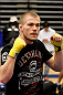 ATLANTA, GA - APRIL 19:  Michael McDonald works out for the media during UFC 145 open workouts at GSU Sports Arena on April 19, 2012 in Atlanta, Georgia.  (Photo by Kevin C. Cox/Zuffa LLC/Zuffa LLC via Getty Images)