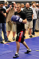ATLANTA, GA - APRIL 19:  Michael McDonald works out for the media during UFC 145 open workouts at GSU Sports Arena on April 19, 2012 in Atlanta, Georgia.  (Photo by Kevin C. Cox/Zuffa LLC/Zuffa LLC via Getty Images)