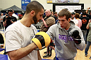 ATLANTA, GA - APRIL 19:  Rory MacDonald of Canada works out for the media during UFC 145 open workouts at GSU Sports Arena on April 19, 2012 in Atlanta, Georgia.  (Photo by Kevin C. Cox/Zuffa LLC/Zuffa LLC via Getty Images)