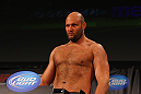ATLANTA, GA - APRIL 20:  Heavyweight fighter Ben Rothwell weighs in for his bout with Brendan Schaub during the UFC 145 official weigh in at Fox Theatre on April 20, 2012 in Atlanta, Georgia.  (Photo by Al Bello/Zuffa LLC/Zuffa LLC via Getty Images)