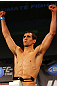 ATLANTA, GA - APRIL 20:  Welterweight fighter Rory MacDonald weighs in for his bout against Che Mills during the UFC 145 official weigh in at Fox Theatre on April 20, 2012 in Atlanta, Georgia.  (Photo by Al Bello/Zuffa LLC/Zuffa LLC via Getty Images)