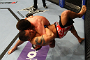 ATLANTA, GA - APRIL 21:  Keith Wisniewski and Chris Clements (front) grapple during their welterweight bout for UFC 145 at Philips Arena on April 21, 2012 in Atlanta, Georgia.  (Photo by Al Bello/Zuffa LLC/Zuffa LLC via Getty Images)