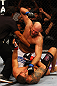 ATLANTA, GA - APRIL 21:  The official stops the fight as Ben Rothwell (top) punches Brendan Schaub during their heavyweight bout for UFC 145 at Philips Arena on April 21, 2012 in Atlanta, Georgia.  (Photo by Al Bello/Zuffa LLC/Zuffa LLC via Getty Images)