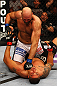 ATLANTA, GA - APRIL 21:  Ben Rothwell (top) punches Brendan Schaub during their heavyweight bout for UFC 145 at Philips Arena on April 21, 2012 in Atlanta, Georgia.  (Photo by Al Bello/Zuffa LLC/Zuffa LLC via Getty Images)