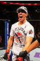 ATLANTA, GA - APRIL 21: Rory MacDonald celebrates after defeating Che Mills by TKO during their welterweight bout for UFC 145 at Philips Arena on April 21, 2012 in Atlanta, Georgia. (Photo by Al Bello/Zuffa LLC/Zuffa LLC via Getty Images)