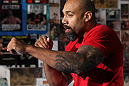 NEW YORK, NY - MAY 02:  Lavar Johnson works out for the fans and media during the UFC on FOX open workouts at Church Street Boxing Gym on May 2, 2012 in New York City.  (Photo by Josh Hedges/Zuffa LLC/Zuffa LLC via Getty Images)