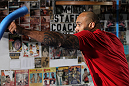 NEW YORK, NY - MAY 02:  Lavar Johnson works out for the fans and media during the UFC on FOX open workouts at Church Street Boxing Gym on May 2, 2012 in New York City.  (Photo by Josh Hedges/Zuffa LLC/Zuffa LLC via Getty Images)