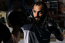 NEW YORK, NY - MAY 02:  Johny Hendricks works out for the fans and media during the UFC on FOX open workouts at Church Street Boxing Gym on May 2, 2012 in New York City.  (Photo by Josh Hedges/Zuffa LLC/Zuffa LLC via Getty Images)