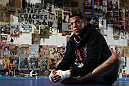 NEW YORK, NY - MAY 02:  Nate Diaz works out for the fans and media during the UFC on FOX open workouts at Church Street Boxing Gym on May 2, 2012 in New York City.  (Photo by Josh Hedges/Zuffa LLC/Zuffa LLC via Getty Images)