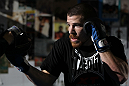 NEW YORK, NY - MAY 02:  Jim Miller works out for the fans and media during the UFC on FOX open workouts at Church Street Boxing Gym on May 2, 2012 in New York City.  (Photo by Josh Hedges/Zuffa LLC/Zuffa LLC via Getty Images)