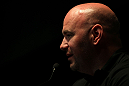 NEW YORK, NY - MAY 03:  UFC President Dana White attends the UFC on FOX pre-fight press conference at Beacon Theatre on May 3, 2012 in New York City.  (Photo by Josh Hedges/Zuffa LLC/Zuffa LLC via Getty Images)