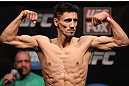 EAST RUTHERFORD, NJ - MAY 04:  Pablo Garza weighs in during the UFC on FOX official weigh in at Izod Center on May 4, 2012 in East Rutherford, New Jersey.  (Photo by Josh Hedges/Zuffa LLC/Zuffa LLC via Getty Images)