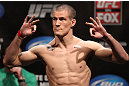 EAST RUTHERFORD, NJ - MAY 04:  John Cholish weighs in during the UFC on FOX official weigh in at Izod Center on May 4, 2012 in East Rutherford, New Jersey.  (Photo by Josh Hedges/Zuffa LLC/Zuffa LLC via Getty Images)