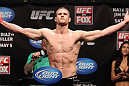 EAST RUTHERFORD, NJ - MAY 04:  Pascal Krauss weighs in during the UFC on FOX official weigh in at Izod Center on May 4, 2012 in East Rutherford, New Jersey.  (Photo by Josh Hedges/Zuffa LLC/Zuffa LLC via Getty Images)