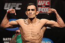 EAST RUTHERFORD, NJ - MAY 04:  Tony Ferguson weighs in during the UFC on FOX official weigh in at Izod Center on May 4, 2012 in East Rutherford, New Jersey.  (Photo by Josh Hedges/Zuffa LLC/Zuffa LLC via Getty Images)