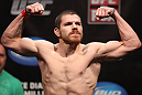 EAST RUTHERFORD, NJ - MAY 04:  Jim Miller weighs in during the UFC on FOX official weigh in at Izod Center on May 4, 2012 in East Rutherford, New Jersey.  (Photo by Josh Hedges/Zuffa LLC/Zuffa LLC via Getty Images)